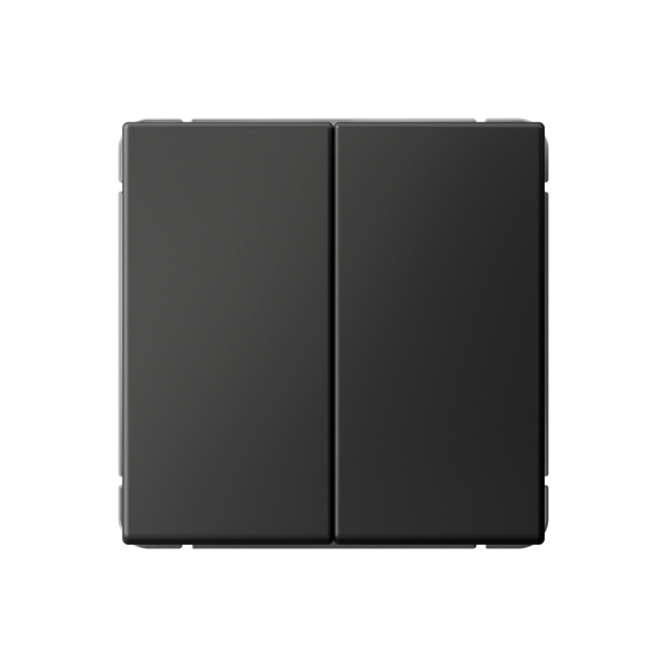 ARTGALLERY 2-клавишный ПЕРЕКЛЮЧАТЕЛЬ, сх.6/2, 10АХ, механизм, БАЗАЛЬТ Systeme Electric