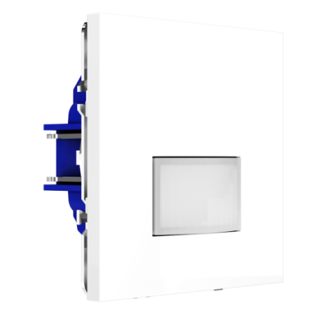 Датчик движения встраиваемый Voltum S70, (белый глянцевый)