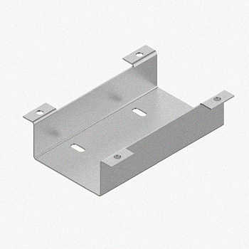 Соединитель нижний У1102 150х100х1,0 УТ1,5, оцинкованный лист, S1.0
