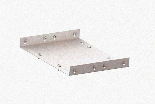 Соединитель лотковый замковый СЛЗ-100х100х1,5 УХЛ1, оцинкованный лист, S1,5