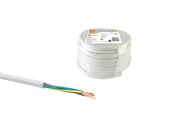 Провод ПВСмб 5х1 (10м), белый Народный