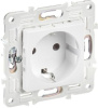 SKANDY Розетка с заземлением без защитных шторок 16А SK-R05W арктический белый IEK