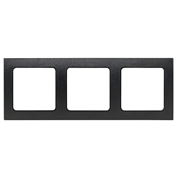 Стокгольм Рамка 3-местная черная EKF