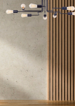 Потолочный светильник 8*E27 60Вт Черный IP20 Gilbert T532CL-08B Maytoni