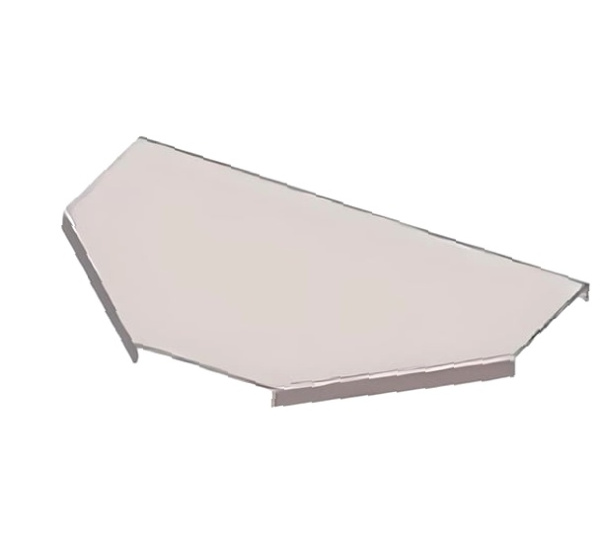 Крышка к тройниковому лотку КЛТ 150 УТ1,5, оцинкованный лист S1,0