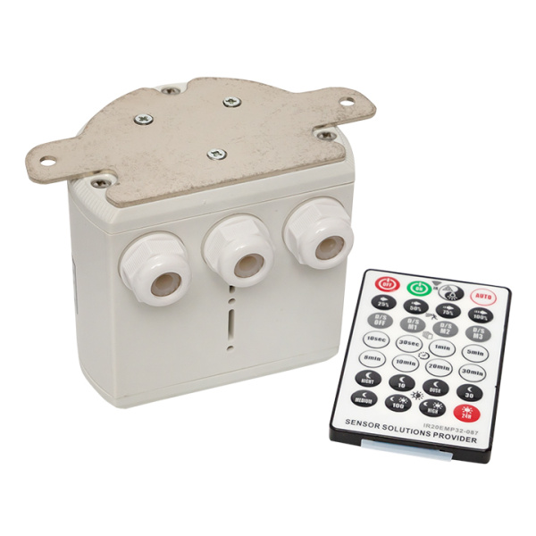 Микроволновый датчик движения бел, для высоких потолков 2000Вт 360гр, 30м IP65 MW-707 EKF