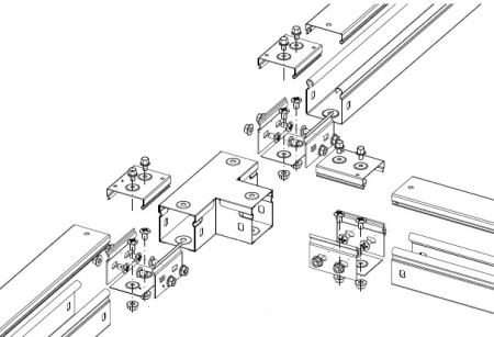 Ответвитель глухой горизонтальный Т-образный 50х50 DKC