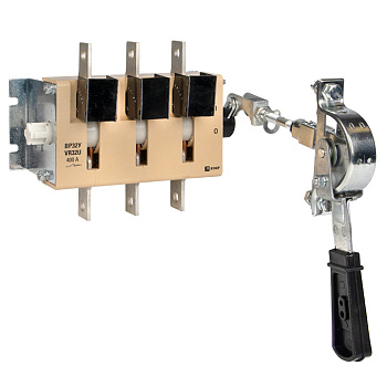 Выключатель-разъединитель ВР32У-37A31240-R 400А, 1 направ, с д/г камерами, с передней смещённой рукояткой MAXima EKF