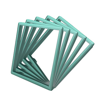 Декоративная рамка Зеленая Livolo