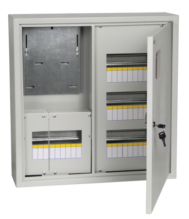 Корпус металлический ЩУРн-3/36 (560х550х165мм) IP31 IEK