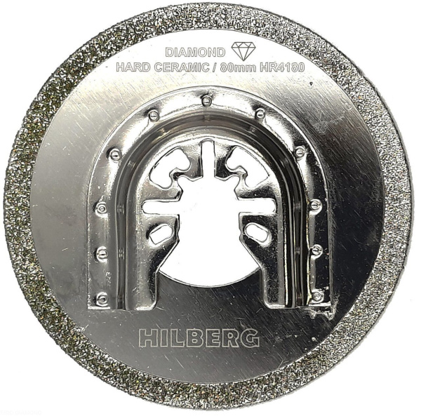 Полотно алмазное отрезное по керамике и керамограниту Round El-P 80 mm HR4180 Hilberg