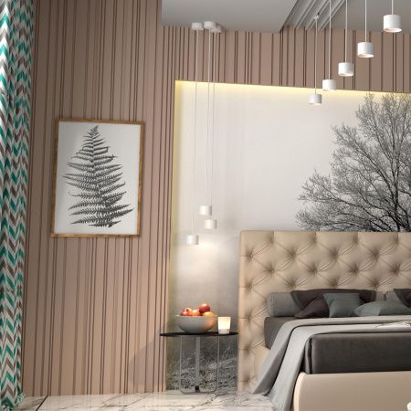 Св-к накл.св/д,провод 2м IP20 LED 4000К 12W 220V PATERA белый NOVOTECH