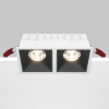 Встраиваемый светильник LED 30Вт Бело-черный IP20 Downlight DL043-02-15W3K-D-SQ-WB Technical Maytoni