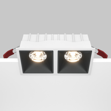 Встраиваемый светильник LED 30Вт Бело-черный IP20 Downlight DL043-02-15W3K-D-SQ-WB Technical Maytoni