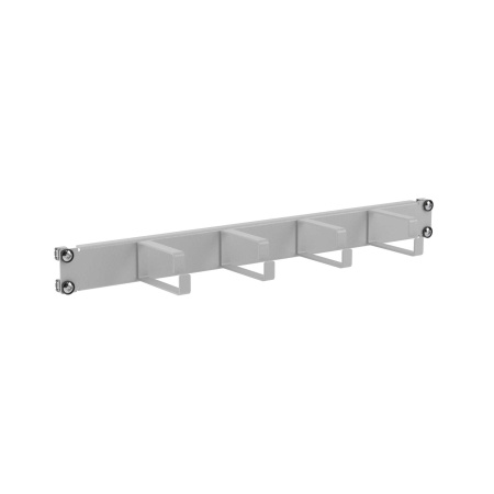 Кабельный органайзер 4 кольца, 1U для 19" IT-корпусов, RAL7035 DKC