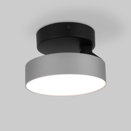 Накладной светодиодный светильник 12Вт серебро IP20 Pila (a060190) Elektrostandard