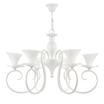 Люстра 6*E14 40Вт Жемчужный белый IP20 Fabre FR2001-PL-06-W Freya