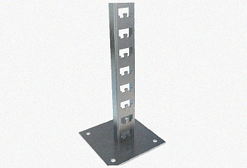 Стойка кабельная напольная одинарная К1171х400 УТ1,5 горячее цинкование, L400