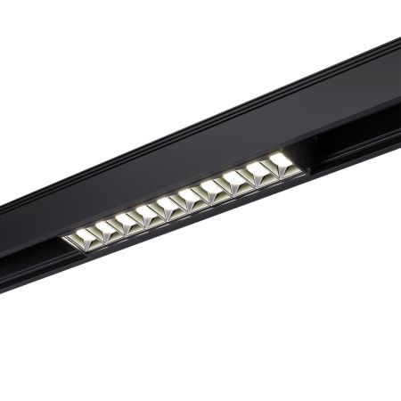 Трековый св-к для низков.шинопровода IP20 LED 4000K 20W 48V KIT черный NOVOTECH