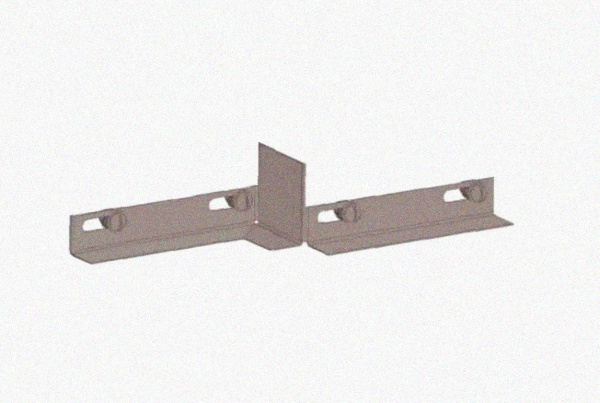 Соединитель-переходник замковый ПУгЛЗ 25х100 УТ1,5 (левый), горячее цинкование, S1,0