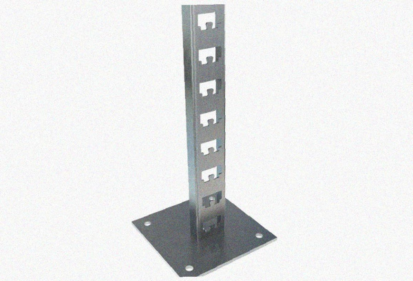 Стойка кабельная напольная одинарная К1171х400 УТ1,5 горячее цинкование, L400