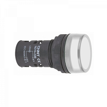 Индикатор ND16-22B/2 белый AC/DC220В (R) CHINT