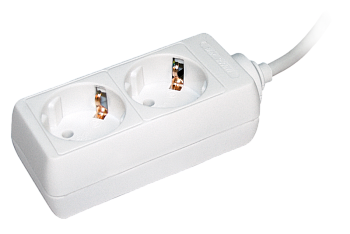 Удлинитель У02 2 места 2P+PE/3м 3х1мм2 16А/250В IEK