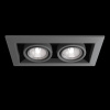 Встраиваемый светильник 2*GU10 50Вт Серебро IP20 Metal Modern DL008-2-02-S Technical