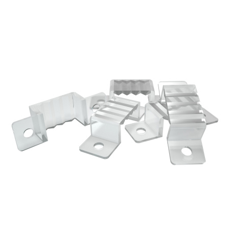 AC-38 Комплект крепежей пластиковых для светодиодной ленты 220В, чип 5050, 60д/м, 5шт. (для арт. O17-10) OGM