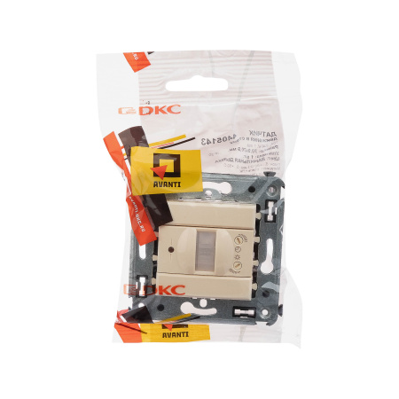 Датчик движения в стену, "Avanti", "Ванильная дымка" DKC