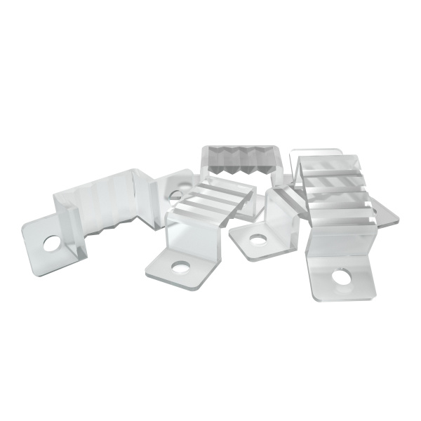 AC-38 Комплект крепежей пластиковых для светодиодной ленты 220В, чип 5050, 60д/м, 5шт. (для арт. O17-10) OGM