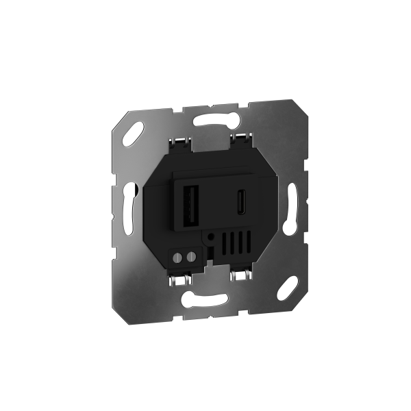 Donel USB зарядное устройство, 3.1A тип A,С черный