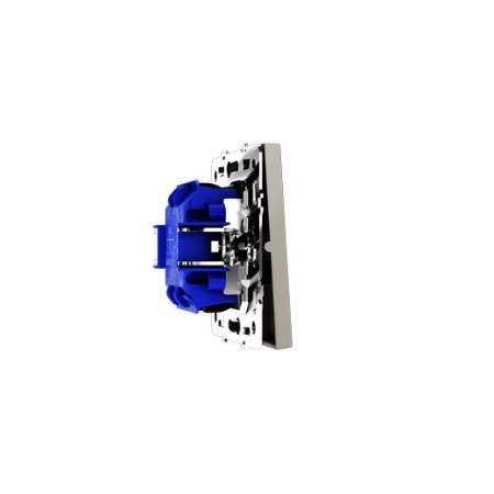 Выключатель встраиваемый Voltum S70 трехклавишный 10А, (шелк)
