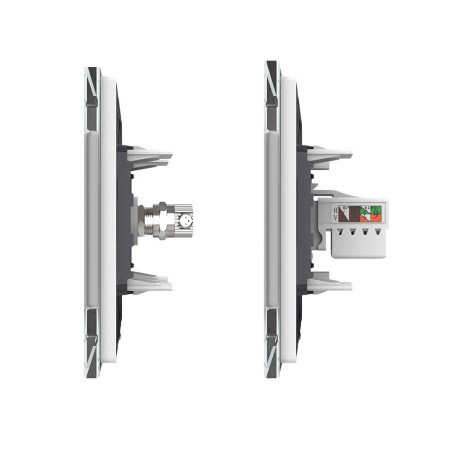 Розетка ТВ/КОМП RJ-45 Белая Livolo