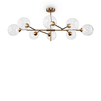 Люстра 8*G9 40Вт Латунь IP20 Maddison FR5115PL-08BZ Freya
