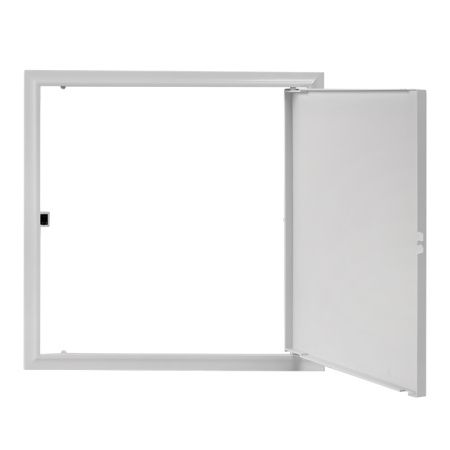 Люк ревизионный пластик с нажим, замком 300х300 (ШхВ внутр,) EKF Basic