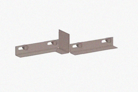 Соединитель-переходник замковый ПУгПЗ 50х100 УХЛ1 (правый), горячее цинкование, S1,5