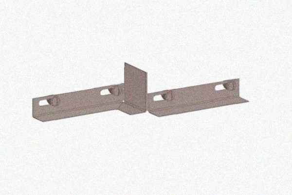 Соединитель-переходник замковый ПУгПЗ 50х100 УХЛ1 (правый), горячее цинкование, S1,5