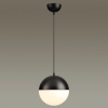 Подвес E27 1*40W PINGA черный/металл/белый/стекло B ODEON LIGHT