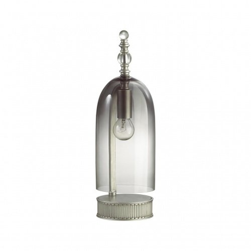 Настольная лампа E14 1*40W BELL серебристый/дымчатый/стекло ODEON LIGHT