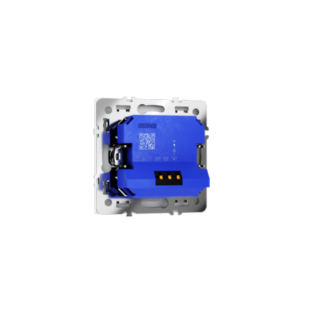 Светорегулятор встраиваемый Voltum S70 поворотно-нажимной 600 Вт, (белый матовый)