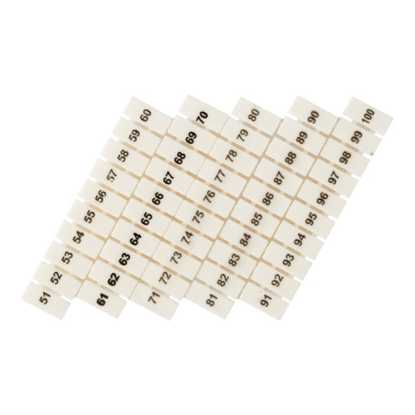 Маркеры для JXB-ST 1,5 с нумерацией 50-100 (100 шт) PROxima EKF