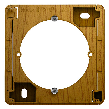 GLOSSA  Коробка ОП 1 мест дерево дуб IP20 SE