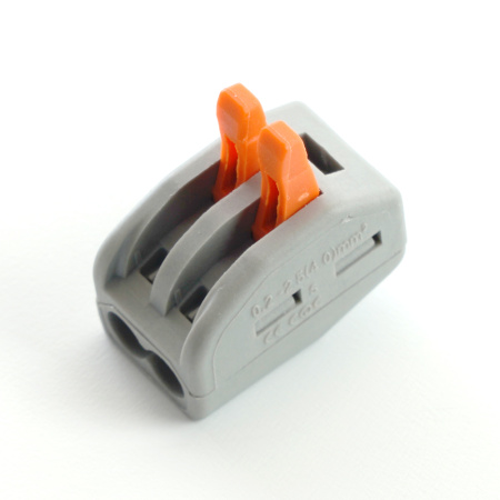 Клемма строительно-монтажная 2-проводная STEKKER, LD222-412