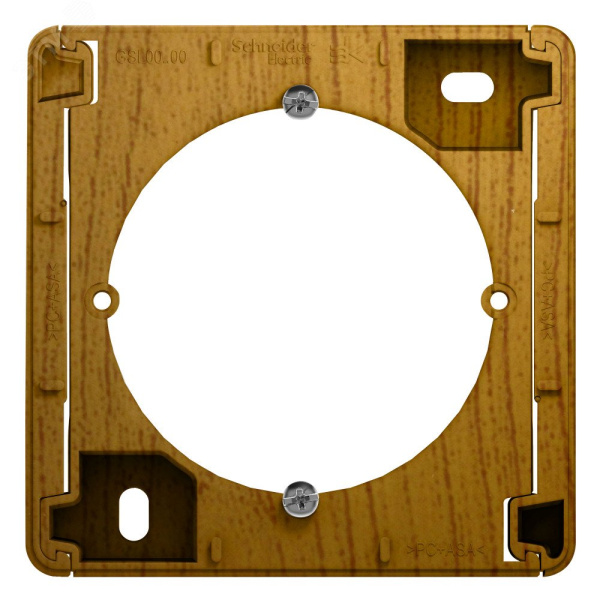 GLOSSA  Коробка ОП 1 мест дерево дуб IP20 SE