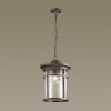Уличный св-к-подвес IP44 E27 100W 220V VIRTA коричневый/патина ODEON LIGHT