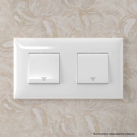 Рамка "Avanti", "Белое облако", 2 поста (4 мод.) DKC