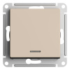 ATLASDESIGN  Механизм перекючателя 1-кл с подсветкой 10А песочный (уп.5шт) Schneider Electric