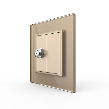 Розетка спутниковая SAT Золотая Livolo