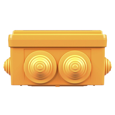 Коробка пластиковая FS с кабельными вводами и клеммниками, IP55, 100х100х50 мм, 4р, 450V, 6A, 4 мм2 DKC